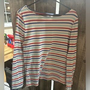 Talbots red, white and blue tee (L)
